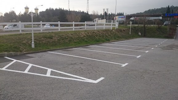 peinture parking 