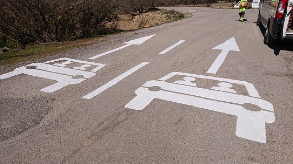 logo-guidage-parkings-parc-Sigean-flèche-signal-marquage